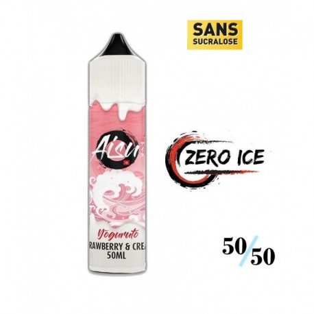 2x Aisu STRAWBERRY & CREAM ZERO ICE YOGURUTO 50ML