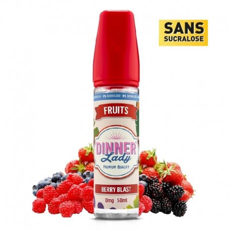 2x Dinner Lady BERRY BLAST SANS SUCRALOSE 50ML