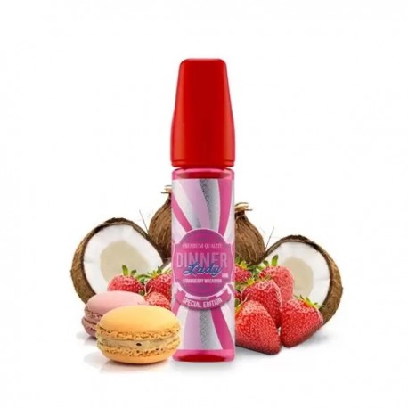 2x Dinner Lady Strawberry Macaroon 50ML