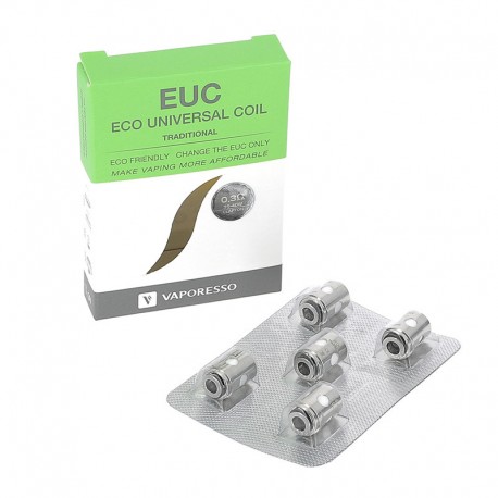 Résistances Eco Universal (EUC) 0.3 ohm Traditionnel (5pcs)