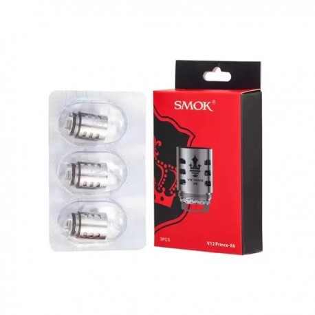 Résistances SMOKTECH TFV12 Prince X6 0.15Ω (3pcs)