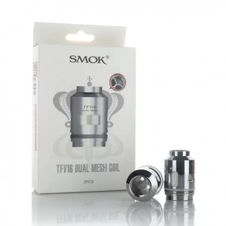 Résistances SMOKTECH Dual Mesh 0.12Ω pour TFV16 (3pcs)