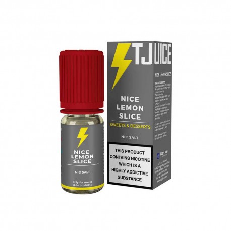 10x NICE LEMON SLICE NIC SALT 10ML