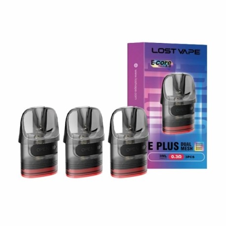 Cartouches E-Plus Dual Mesh 0.3ohm 3ml (3pcs)